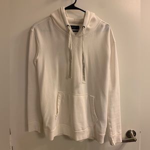 Soft A&F Fleece white hoodie - lightly used